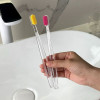 Royalead soft toothbrush set (Purple + Orange), 2pcs